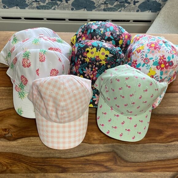 Bundle of 9 Women’s Caps Variety . New. Adjustable Velcro strap. - Picture 2 of 8